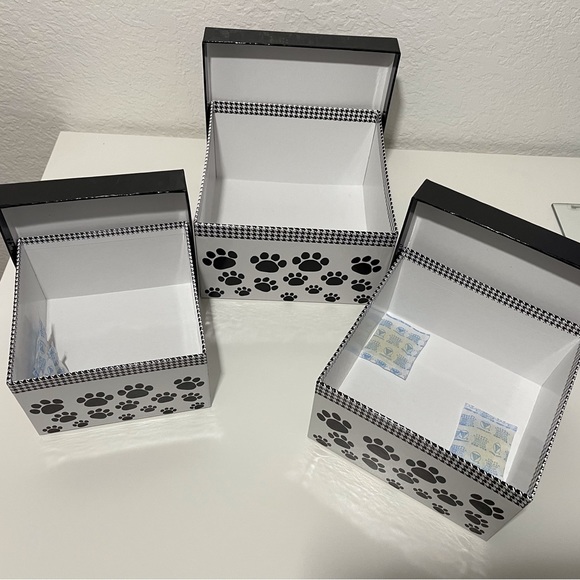 3-Piece Nested Box Sets Paws - Picture 5 of 6